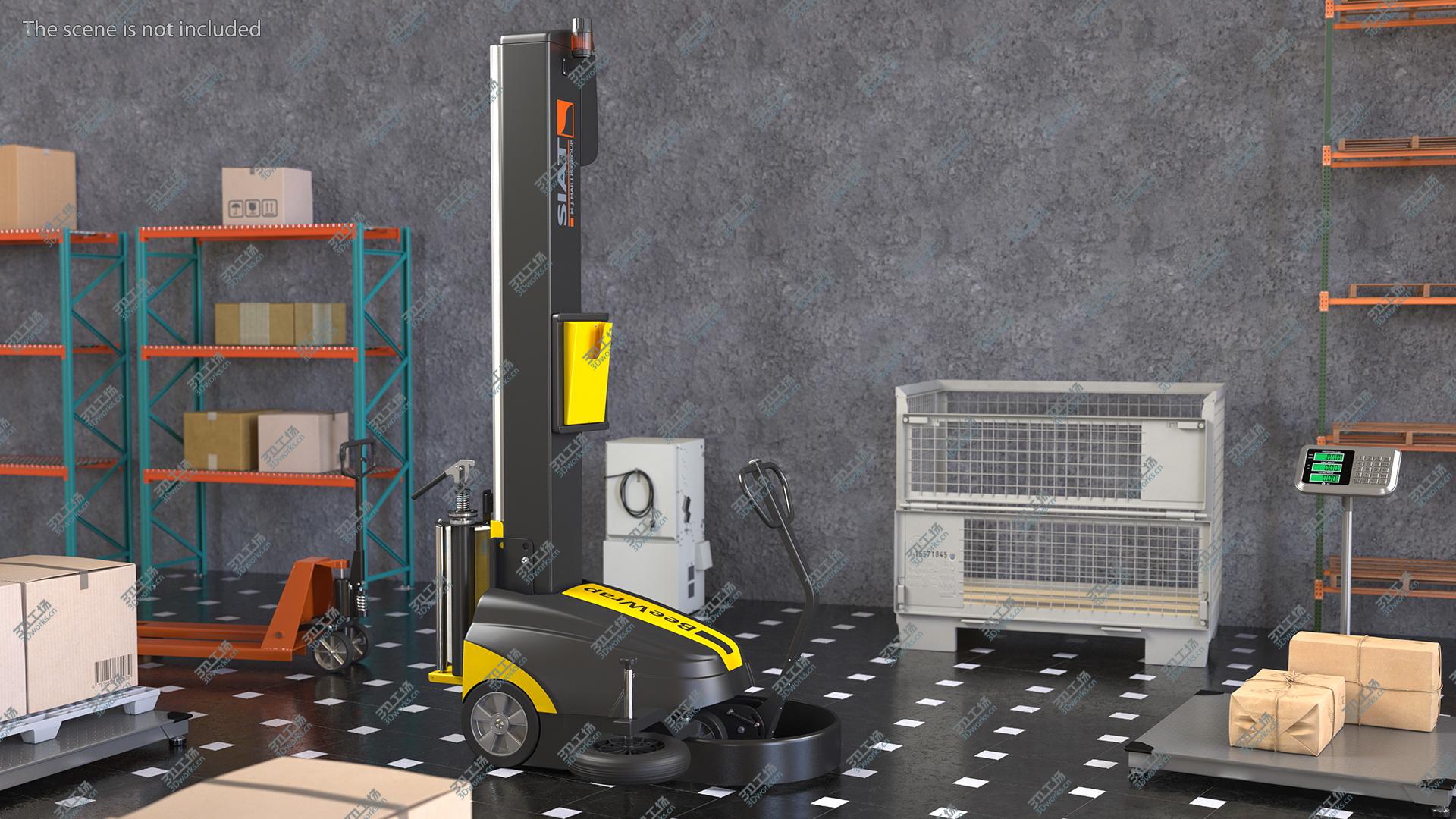 images/goods_img/202105074/Siat BeeWrap Stretch Robotic Pallet Wrapper Rigged 3D model/5.jpg